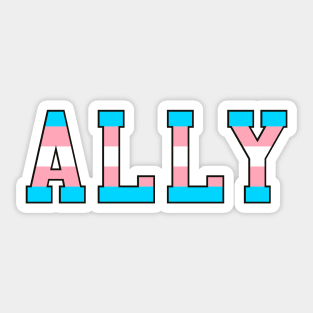 Trans Ally Sticker